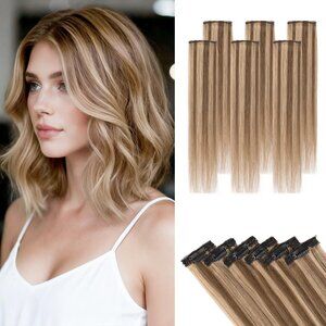 NEW Short Hair Extensions Clip ins, S-noilite Short Clip in Hair, REALHUMAN HAIR